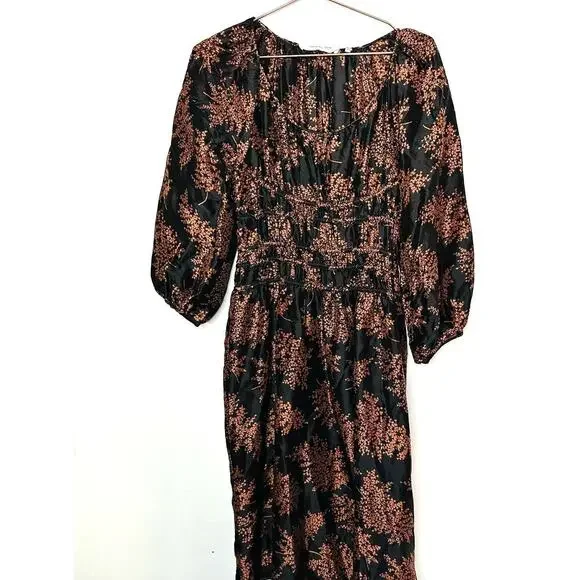 HOT Midi Dress Rebecca Taylor Leopard Print Dress REBECCA